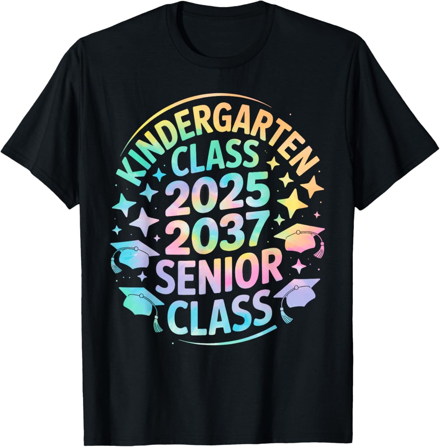 Kindergarten Graduation Class of 2025 Class Of 2037 Senior T-Shirt