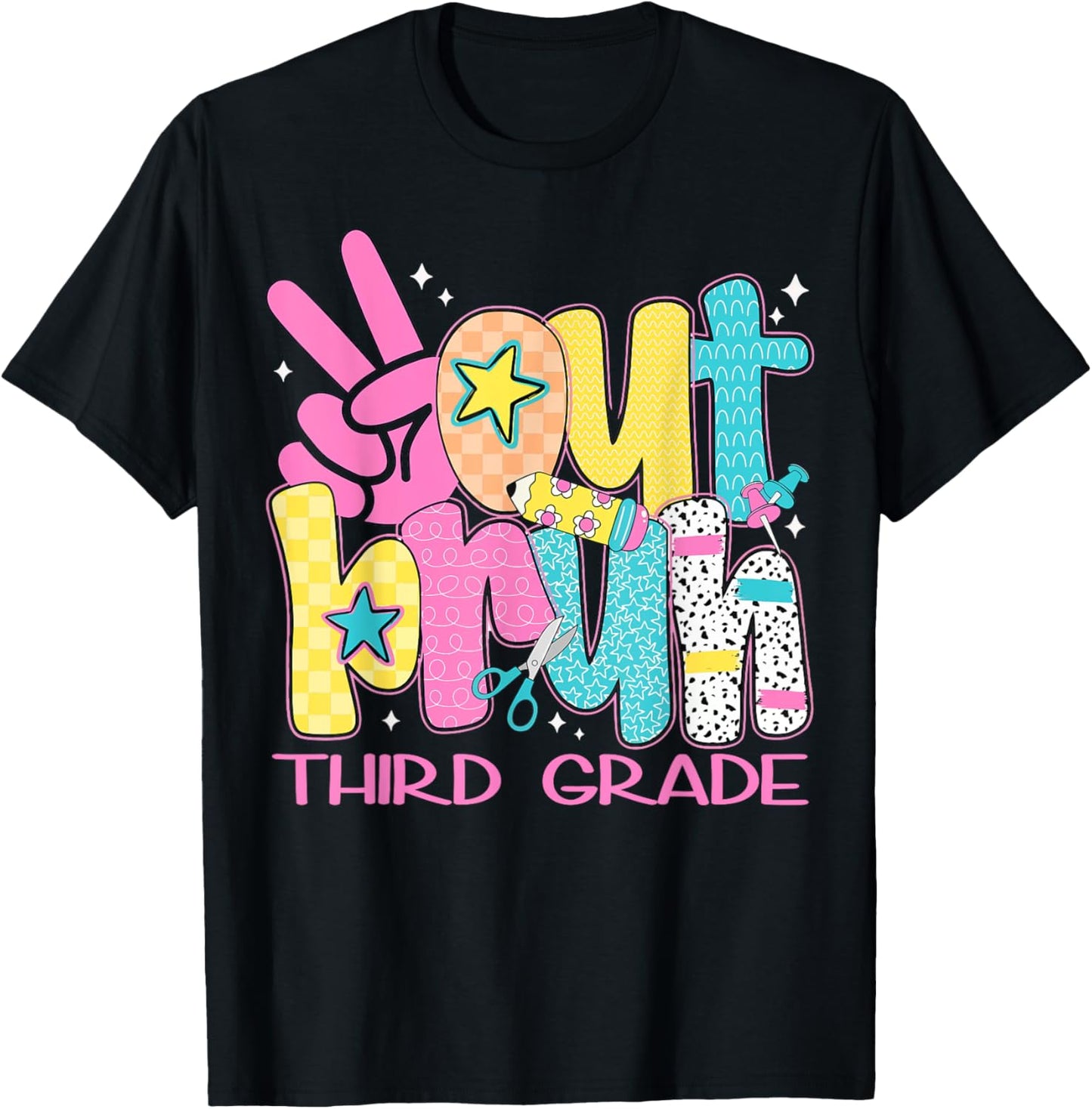 Bruh We Out 3rd Graders Last Day of Third Grade Kids Girls T-Shirt