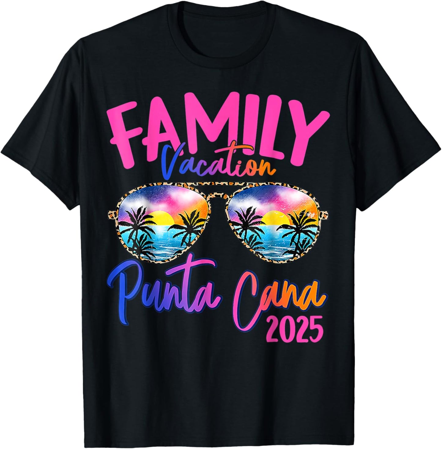 Family Vacation Punta Cana 2025 Matching Holiday Summer T-Shirt
