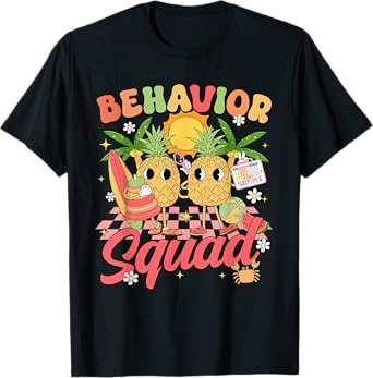 Funny Behavior Squad RBT Technician Summer Vacation T-Shirt