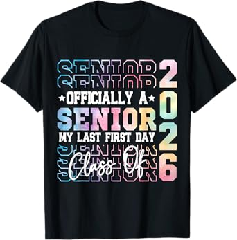 My Last First Day Senior 2026 Back To School Class of 2026 T-Shirt