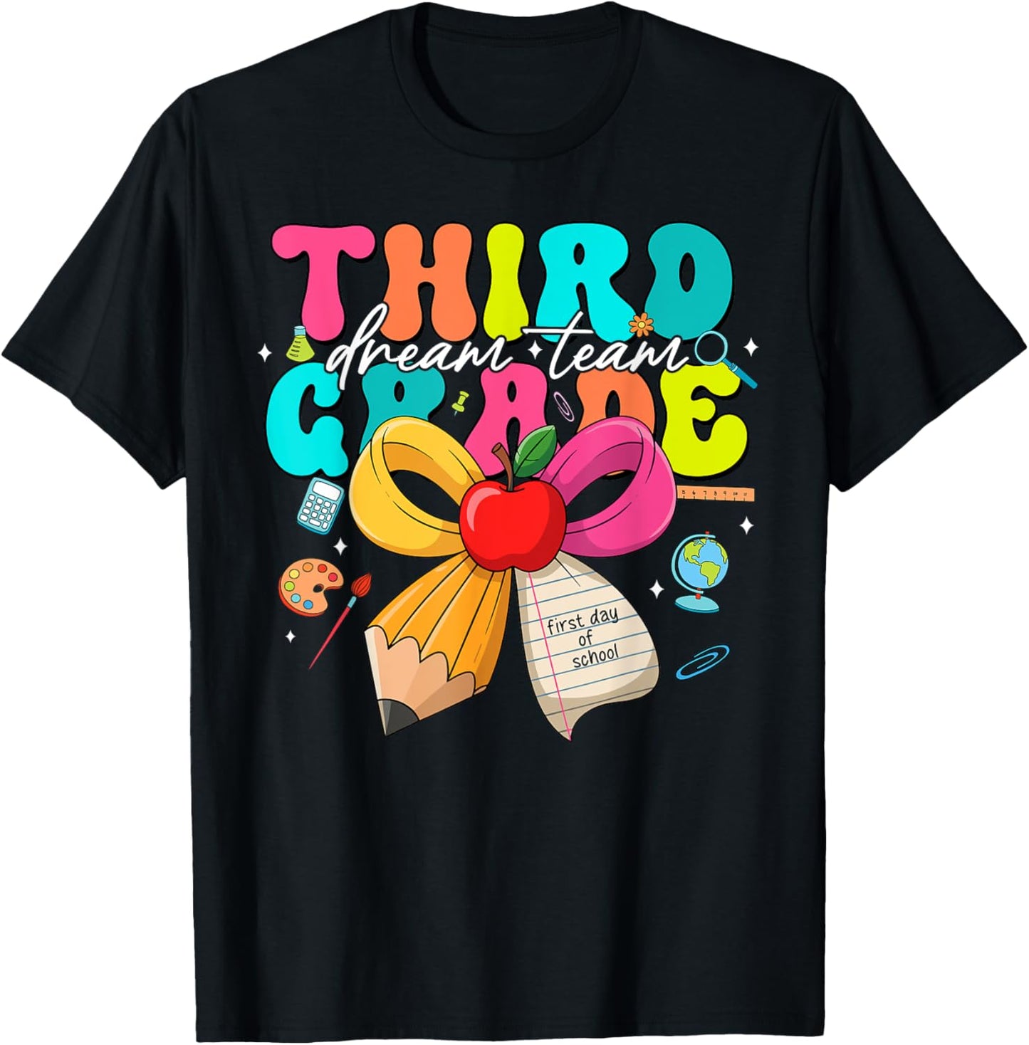 Third Grade Dream Team Back To School Teacher Boy Girl Kids T-shirt by TeeBrew