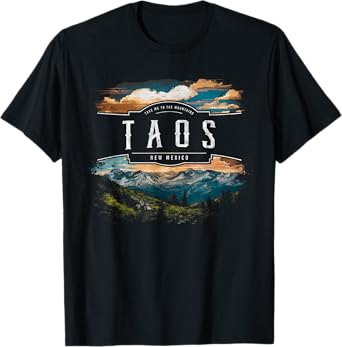 Taos Mountains New Mexico Hiking Outdoors Vintage T-Shirt