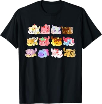 Meemeow Cats Plush Shirt Squishy Pink T-Shirt