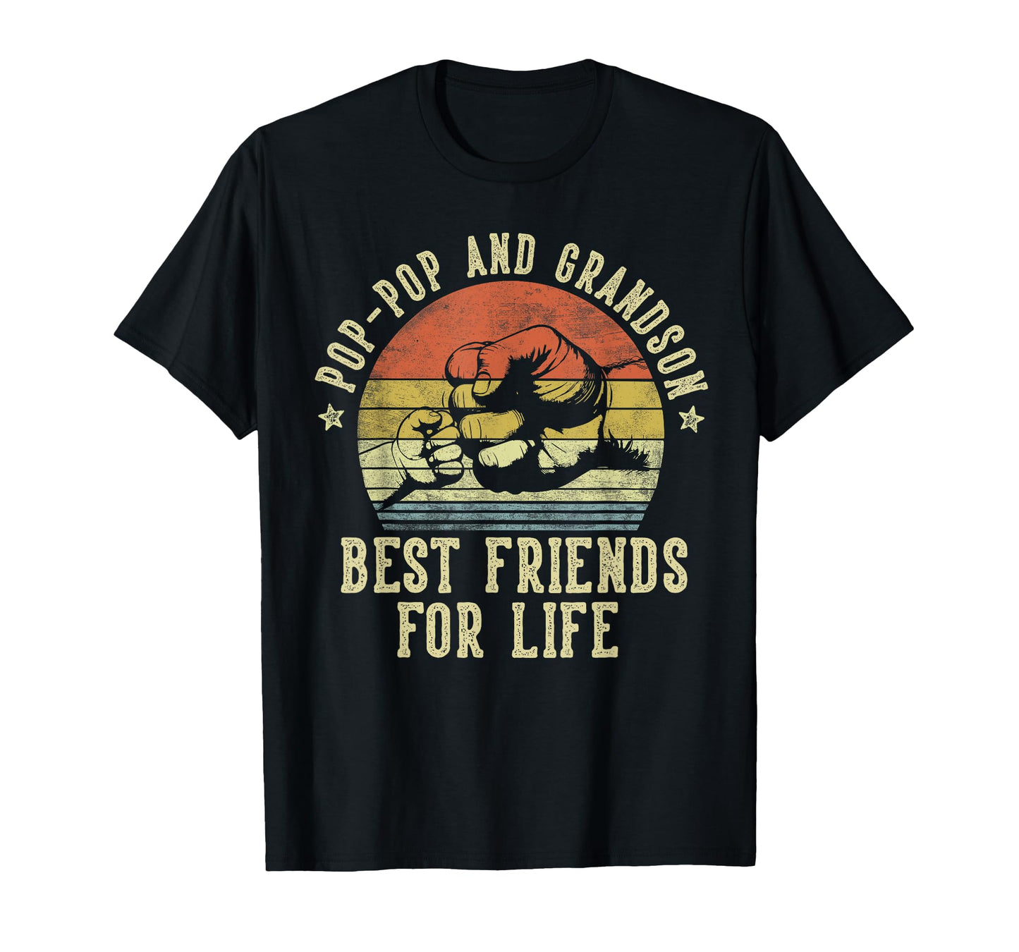 Pop-Pop and Grandson Best Friends for Life Funny Pop-Pop T-Shirt