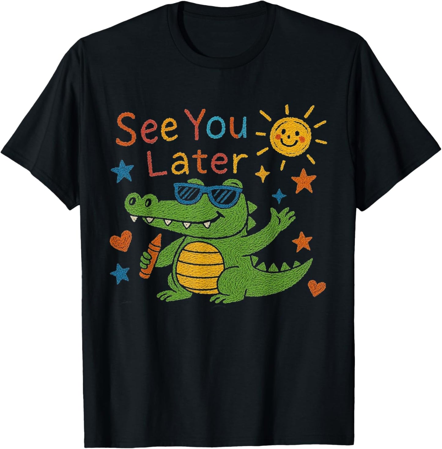 See You Later Alligator Last Day Of School Summer Teacher T-shirt