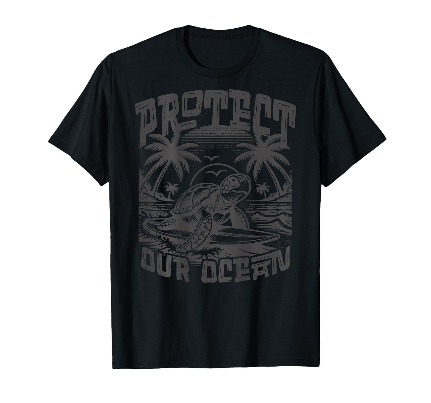 Save Sea Life Turtle Tee Protect Our Ocean Surf Beach Nature T-Shirt
