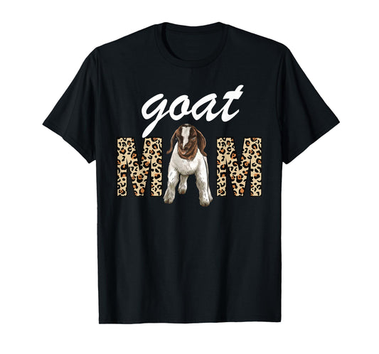 Show Boer Goat mom leopard, Boer Goat mom T-Shirt