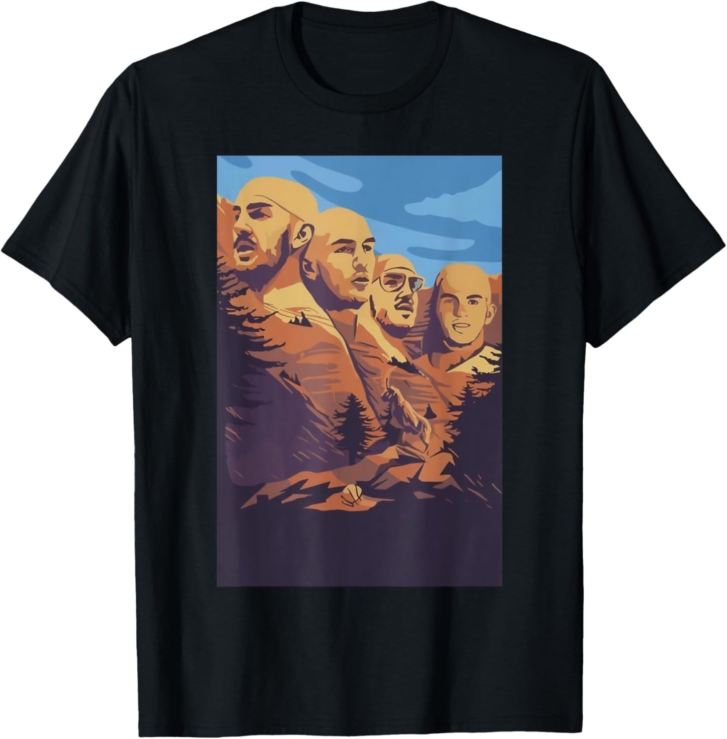 Alex Face Caruso Mount Rushmore Funny Meme Basketball T-Shirt