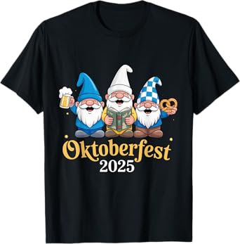 German Gnomes Funny Oktoberfest 2025 T-Shirt