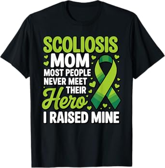 Scoliosis Design For Mom Mother Women Back Surgery Scoliosis T-Shirt