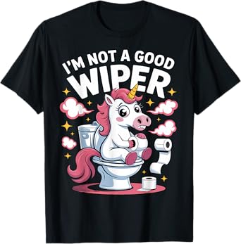 Inappropriate I'm Not A Good Wiper Funny Adult Humor T-Shirt