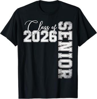 Senior 2026 Graduation My Last First Day Of Class Of 2026 T-Shirt