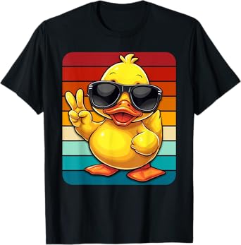 Funny Rubber Duck Cool Graphic Duckie T-Shirt