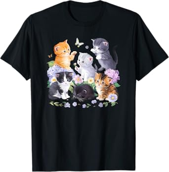 cottagecore cat T-Shirt