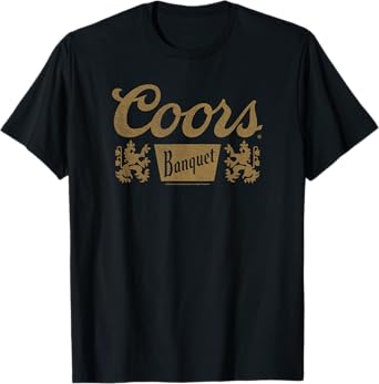 Coors Classic Banquet Beer Offset Centered Logo Alt T-Shirt