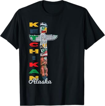 Ketchikan Alaska Totem Pole Native Art Souvenir Keepsake T-Shirt