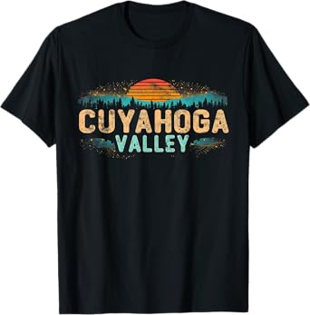 Cuyahoga Valley - US National Park Vintage Men Women Ohio T-Shirt