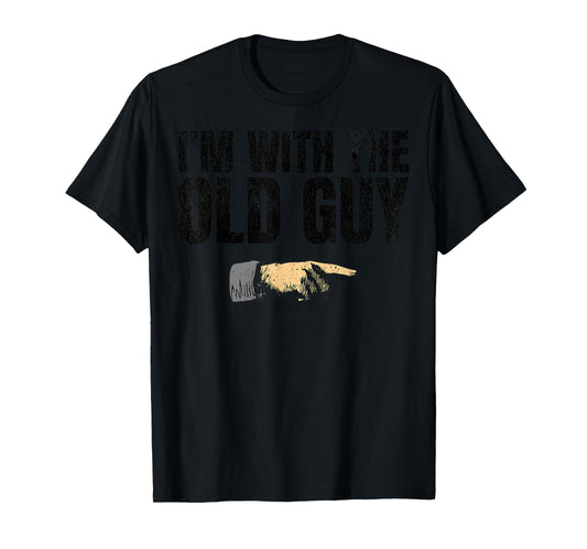 Retro I'm With The Old Guy Matching Old Yeller Funny 60s T-Shirt
