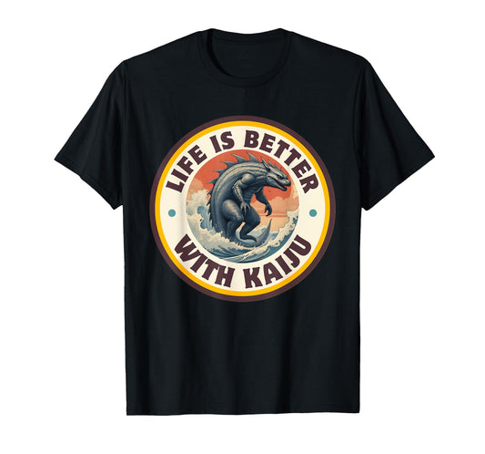 Life Is Better With Kaiju, Japanese Legendary Rare Kaiju T-Shirt