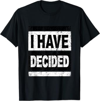 Retro I Have Decided Baptism Shirt Follow Jesus Outfits T-Shirt