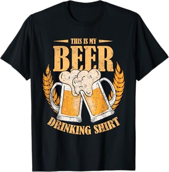 This Is My Beer Drinking Shirt Funny Party Gift T-Shirt