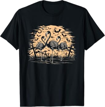 Flamingo Halloween T-Shirt