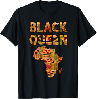 Cool Africa Art For Women Girl Kids African Map Africa Lover T-Shirt
