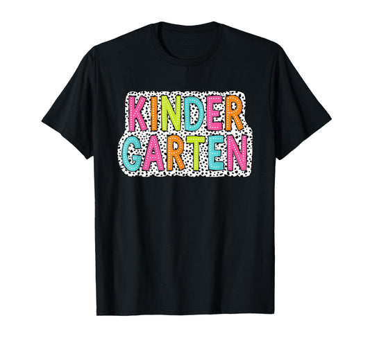 Kindergarten Dalmatian Dots Dream Team Back To School T-Shirt