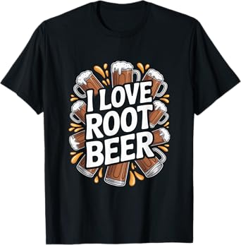 I Love Root Beer Mug Celebration T-Shirt