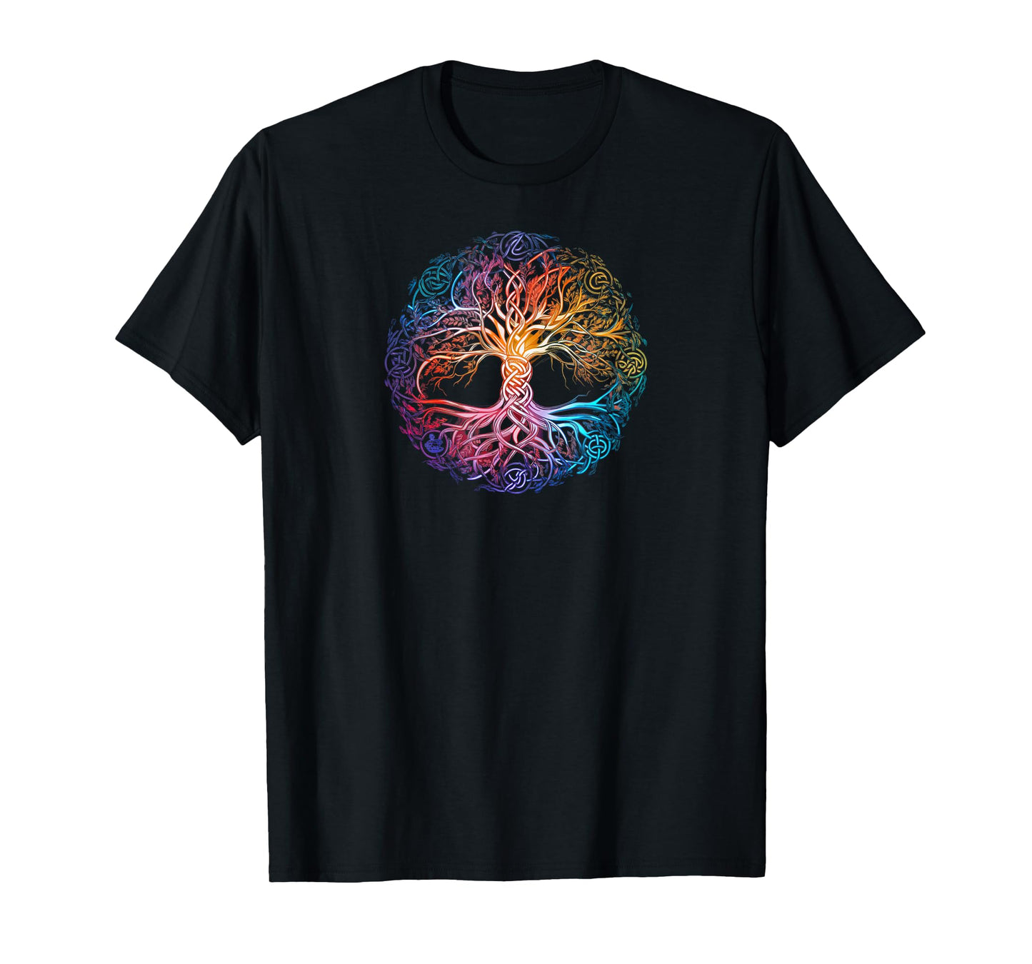 Pagan Celtic Wiccan Rainbow LGBT Tree Of life T-Shirt