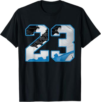 Number 23 Powder Blue 9s Matching Tee For Men Women T-Shirt