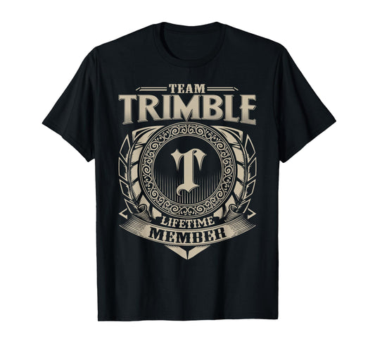 Team TRIMBLE Lifetime Member TRIMBLE Family Name Vintage T-Shirt