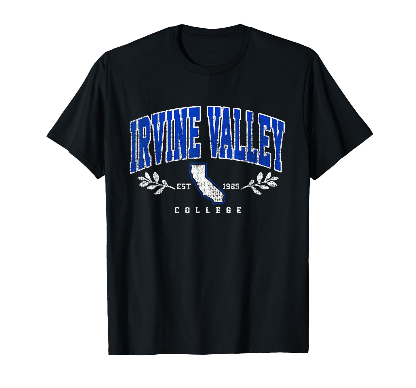 Irvine Valley Arch Athletic Retro Sports Tee Men Women T-Shirt