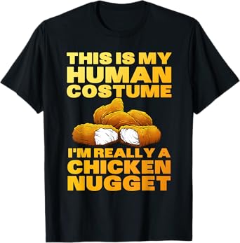 Chicken Nugget Art For Men Women Kids Chicken Nugget Costume T-Shirt