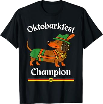 Oktobarkfest Dachshund Sausage Dog Funny Oktoberfest T-Shirt