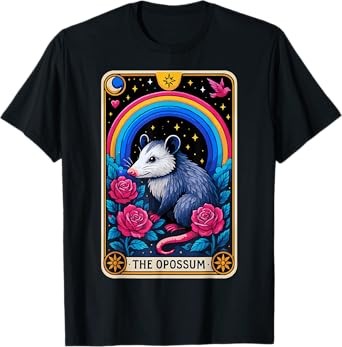 The Opossum Tarot Card T-Shirt