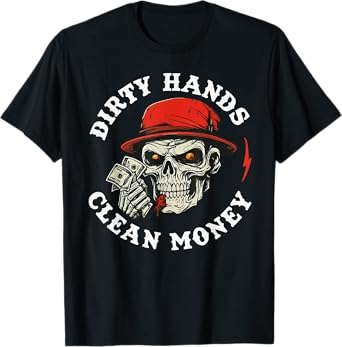 Mechanic Dirty Hands Clean Car Money Automotive Men Women T-Shirt