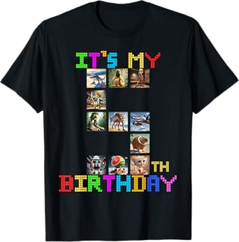 It's My 5th Birthday Funny Italian Brainrot Meme Boys Girls T-Shirt