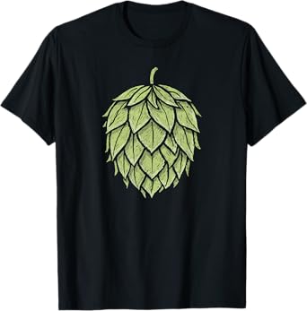 Retro Hops Lover Vintage Minimalist Beer Graphic T-Shirt