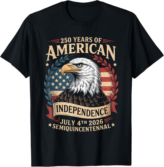 America 250th Anniversary 250 Years America T-Shirt