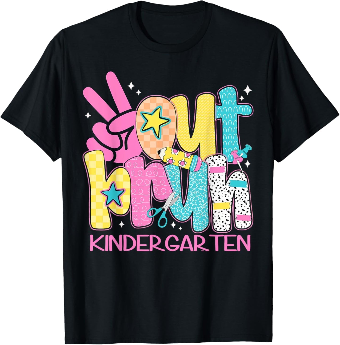 Bruh We Out Kindergarten Last Day of School Kids Girls T-Shirt