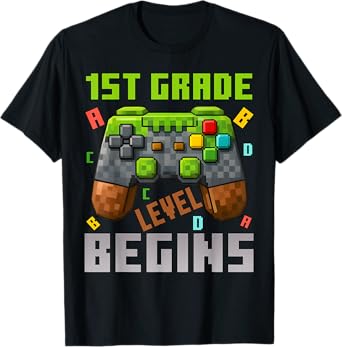 First Day of 1st Grade Level Begins 1st Day of 1st Grade T-Shirt