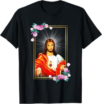 Sacred Heart of Jesus Christ Catholic Immaculate Heart T-Shirt