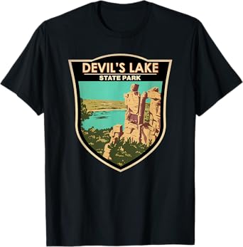 Devil's Lake State Park Wisconsin Devils Doorway Vintage T-Shirt