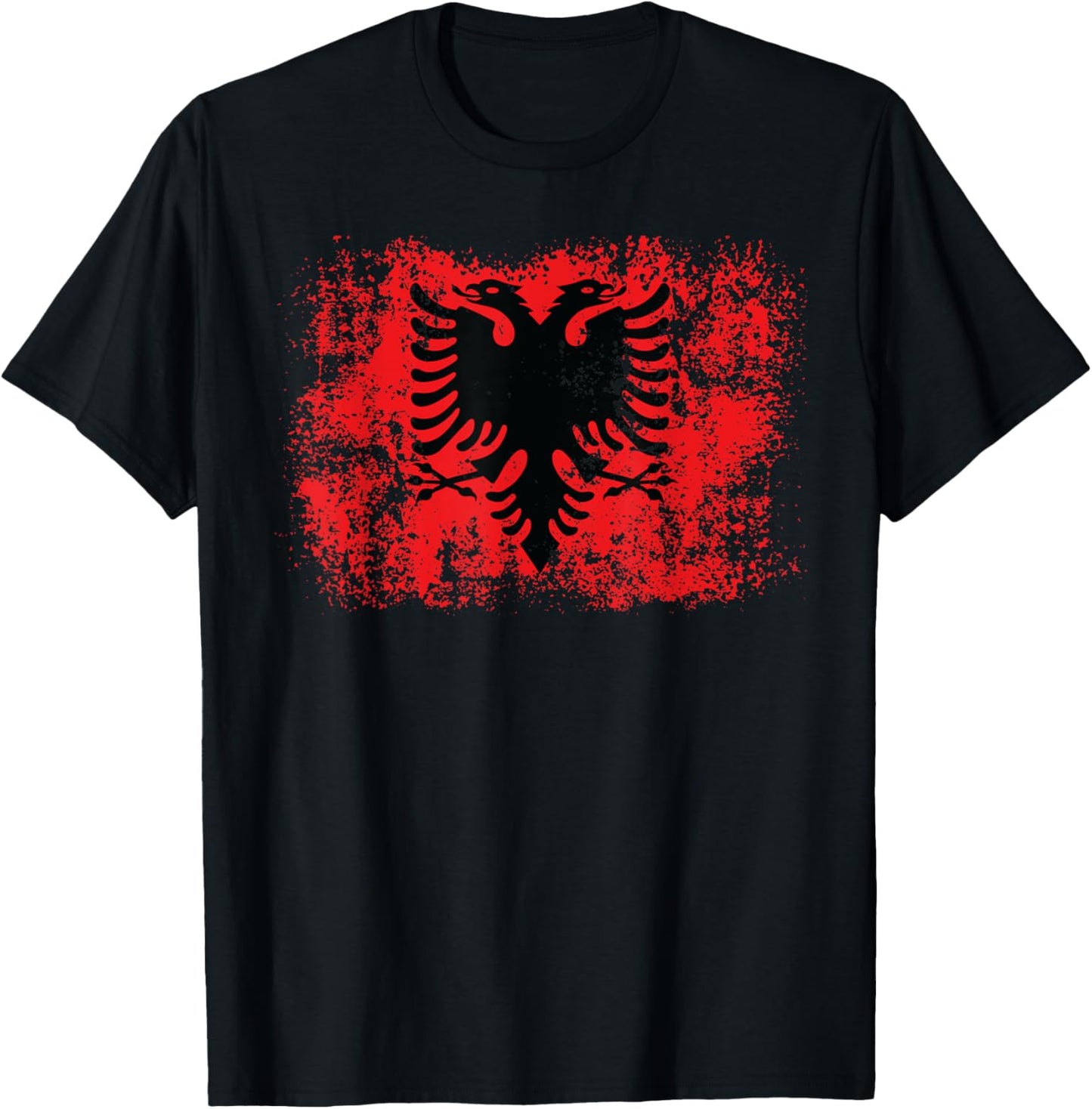 Albanian Flag Retro Proud Albanian Patriot Albania T-Shirt