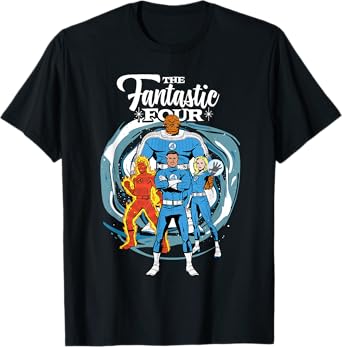Marvel The Fantastic Four: First Steps Family Group Shot T-Shirt