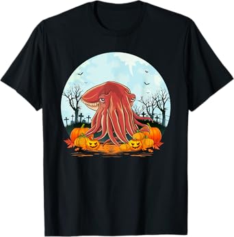 Cuttlefish Lovers Boys Girls Funny Halloween Costume Party T-Shirt