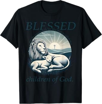 Catholic Jesus Bible Verse Tee Blessed Are The Peacemakers T-Shirt