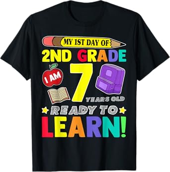 2nd Grade Back to First Day of School T-Shirt